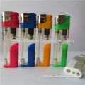 Plastic Cigarette Gas Refillable LED Electronic Lighter